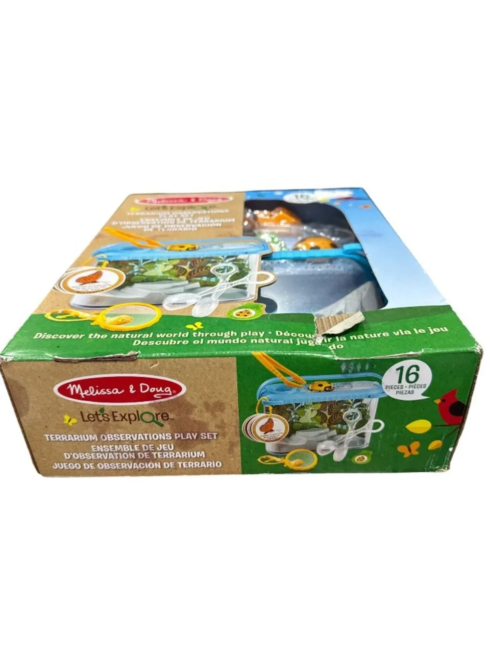 Melissa & Doug Let's Explore Terrarium Observations Play Set 16 Pieces For Kids